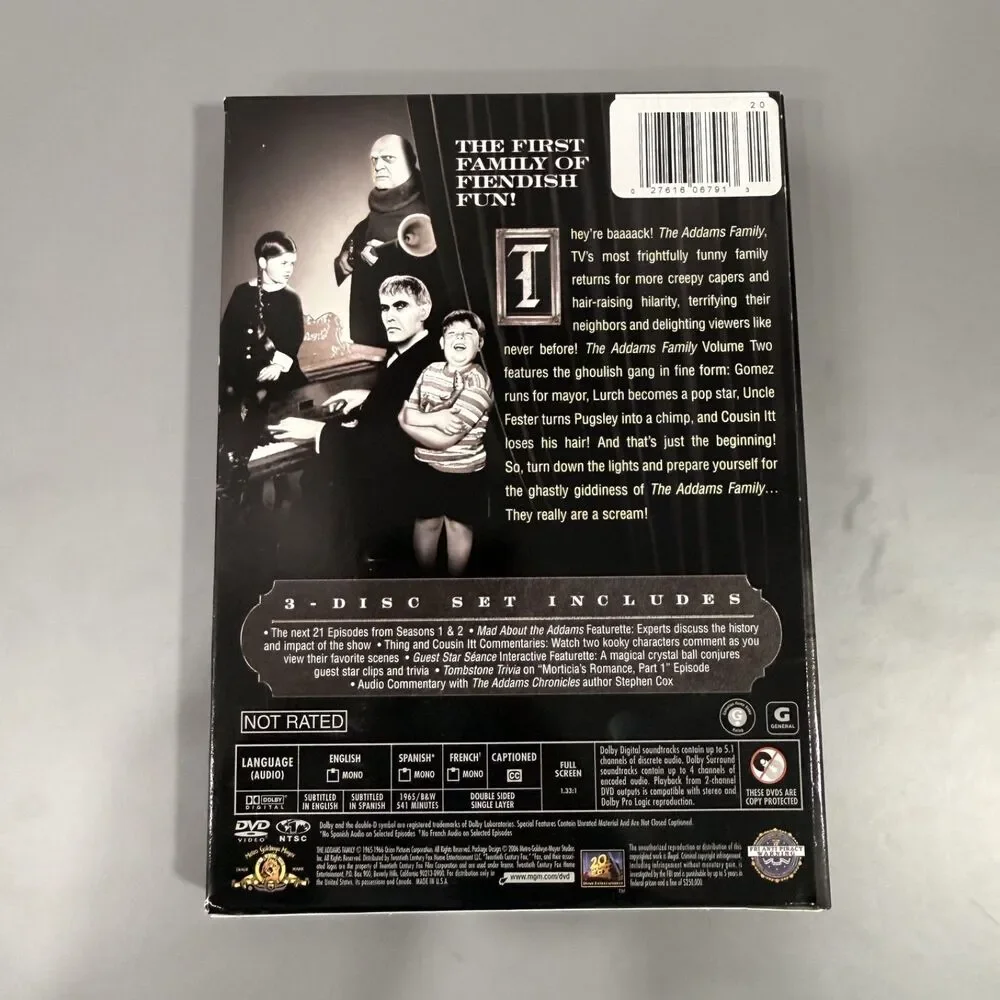 The Adams Family- Volume 1 and Volume 2 - DVDs - Picture 7 of 8